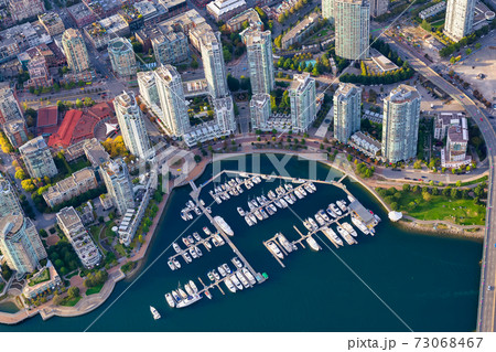 False Creek, Cambie Bridge, Marina, and Residential Buildings False Creek, Cambie Bridge, Marina, and Residential Buildings 73068467