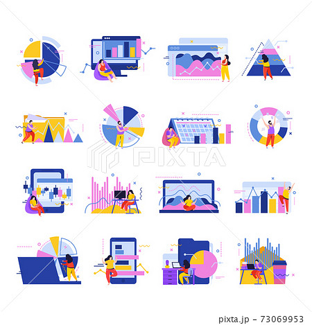 Data Analysis Icons Collection 73069953
