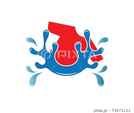 washing clothes logo icon vector of laundry service design 73071112