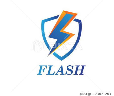 flash power thunder illustration vector 73071203