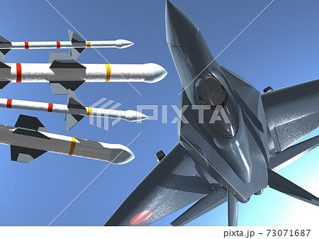 次期国産戦闘機　最新鋭戦闘機　後継機　新型迎撃ミサイルなどのイメージ 73071687