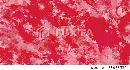 赤い油絵風の背景テクスチャのイラスト素材