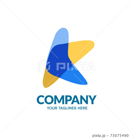 K letter logotype vector design fun shape elements company logo design K letter logotype vector design fun shape elements company logo design 73075490