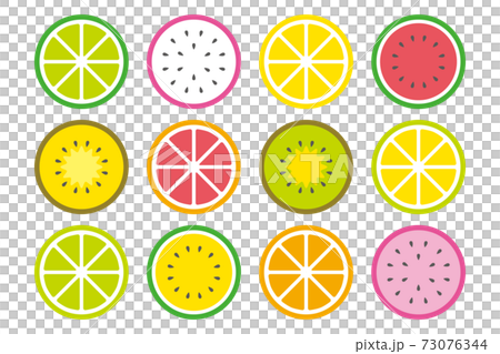 フルーツ 断面 オレンジ キウイ スイカ フルーツ 断面 オレンジ キウイ スイカ 73076344