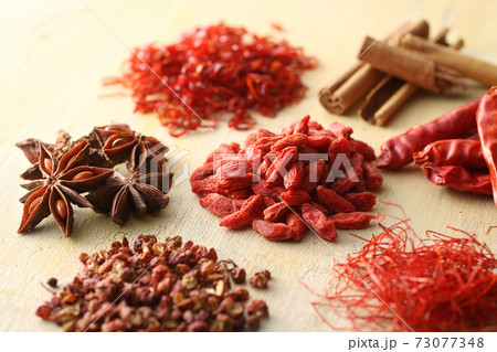 中華料理の香辛料と中華素材 中華料理の香辛料と中華素材 73077348