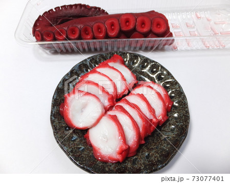 カットした酢ダコ カットした酢ダコ 73077401