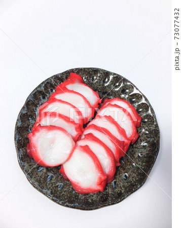 カットした酢ダコ 73077432