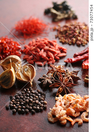 中華料理の香辛料と中華素材 中華料理の香辛料と中華素材 73077454