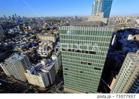 東京 都市風景 文京区 文京シビックセンターからの眺め 東京 都市風景 文京区 文京シビックセンターからの眺め 73077937
