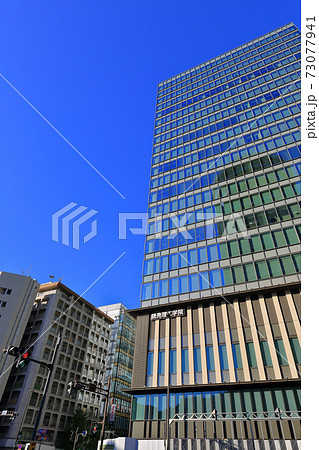 東京　都市風景　文京区　春日後楽園付近 73077941