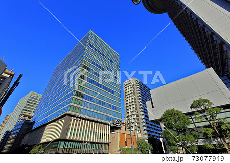 東京　都市風景　文京区　春日後楽園付近 73077949