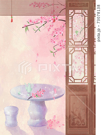 モモの花 はなもも 桃花 73078138