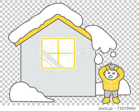 屋根 落雪 注意 屋根 落雪 注意 73079060