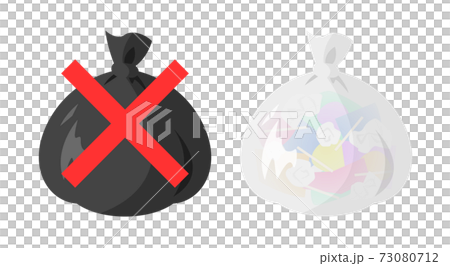 Invisible trash bag and visible trash bag 73080712