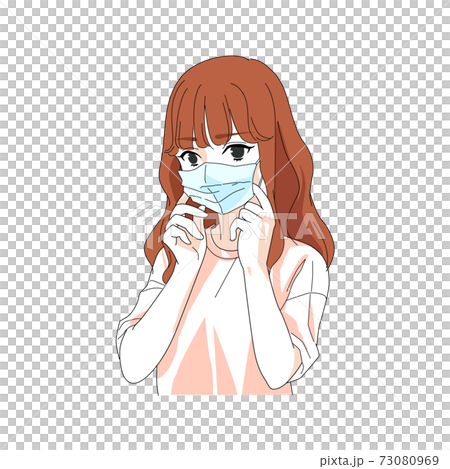 Women in their twenties masking 73080969