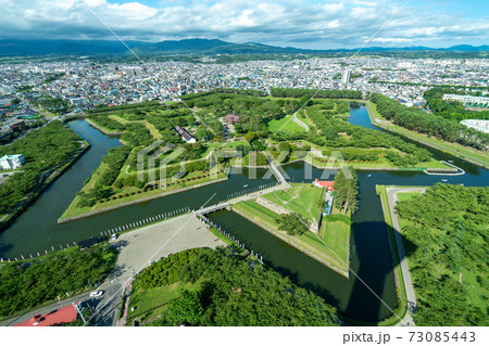 五稜郭タワーから見る五稜郭の風景 73085443