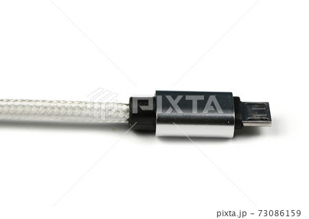 Closeup USB cable 73086159
