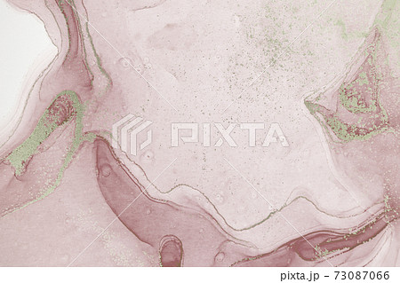 Light pink watercolor background. Artwork ink texture. 73087066
