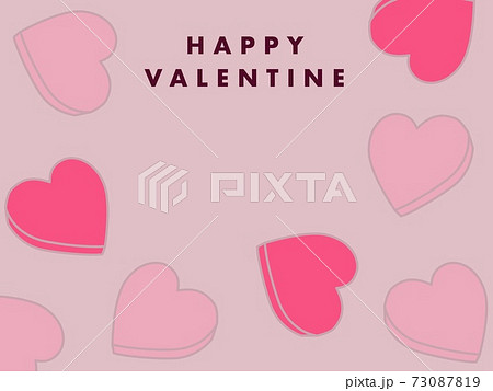 バレンタイン背景 73087819