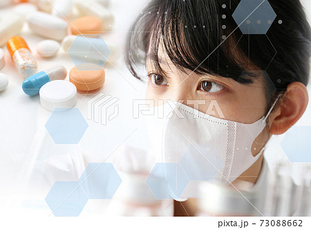 医療イメージ　ワクチン開発 73088662