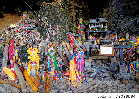 Princess Cave - Phallus symbols - Phra Nang Cave Shrine 73089994
