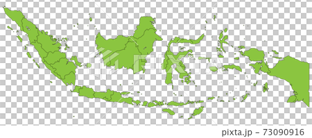 インドネシアの地図です。 73090916