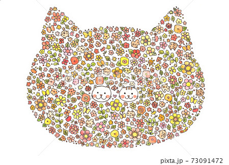 猫の絵花