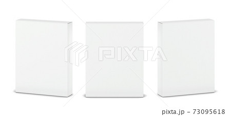 Blank cardboard box mockup Blank cardboard box mockup 73095618