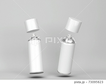 Blank aerosol tube mockup 73095623