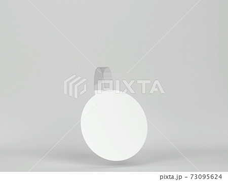 Blank wobbler tag mockup Blank wobbler tag mockup 73095624