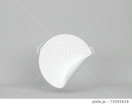 Blank round sticker mockup Blank round sticker mockup 73095628