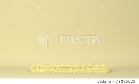 Fluffy rectangular podium 73095629