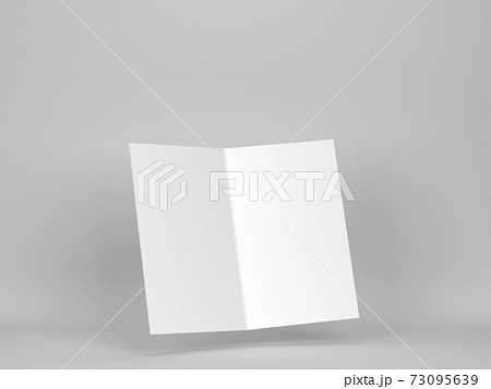 Blank greeting card or brochure mockup Blank greeting card or brochure mockup 73095639