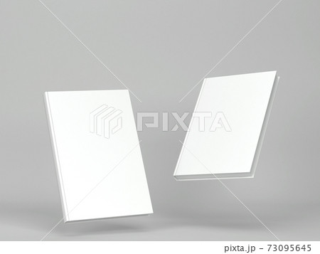Blank book cover mockup 73095645