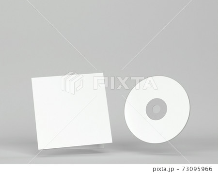 Blank compact cd with cover mockup 73095966