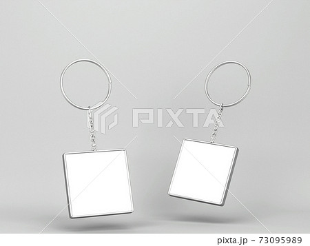 Blank keychain mockup 73095989