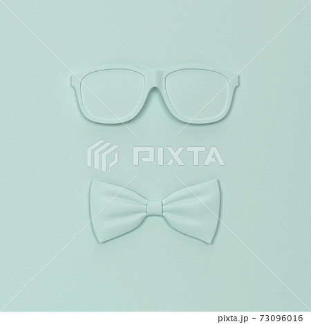 Glasses with a bow tie 73096016