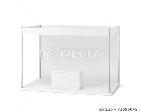 Trade show booth with counter mockup Trade show booth with counter mockup 73096048