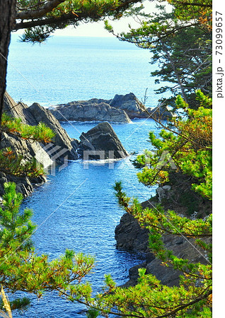 三陸復興国立公園 岩手県大船渡市碁石海岸 三陸復興国立公園 岩手県大船渡市碁石海岸 73099657