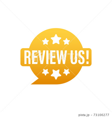 Review us User rating concept. Review and rate us stars. Business concept. Vector illustration Review us User rating concept. Review and rate us stars. Business concept. Vector illustration 73100277