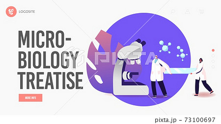 Scientific Work, Medical Analysis Pharmaceutic Medicine Laboratory Research Landing Page Template. Tiny Scientist in Lab Scientific Work, Medical Analysis Pharmaceutic Medicine Laboratory Research Landing Page Template. Tiny Scientist in Lab 73100697