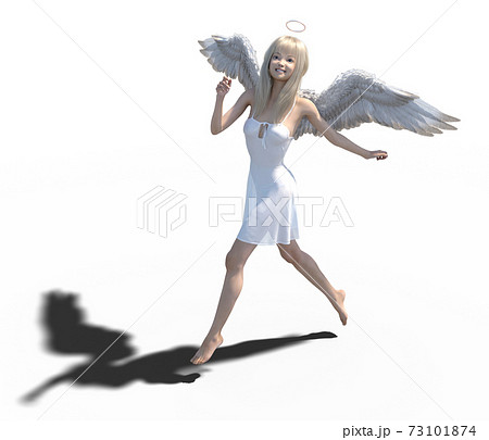 美脚の天使 Perming 3dcgイラスト素材のイラスト素材