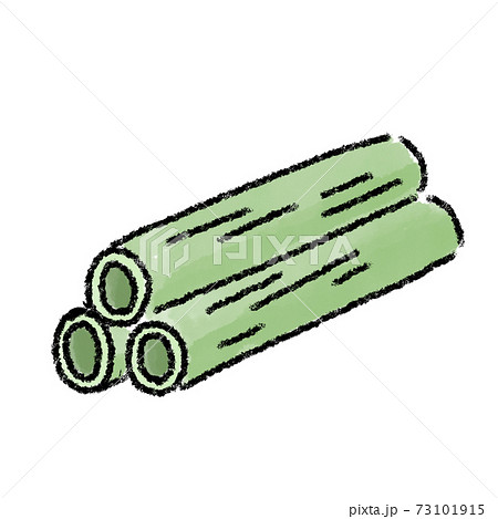 ふき　イラスト　水彩　手描き 73101915