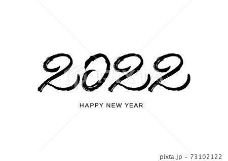 2022 design template for new year black and white 73102122