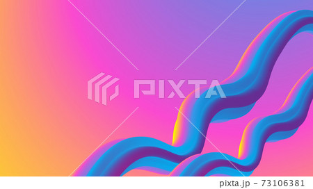 Abstract Blend Background Design Template, Gradation, Pink, Blue, Yellow, Purple, Violet, Rainbow Color 73106381