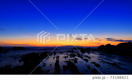 根本海岸の夕景 根本海岸の夕景 73106621