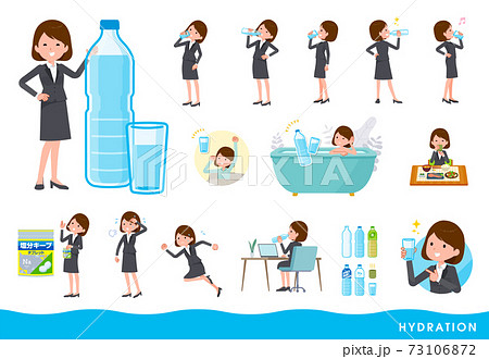 flat type business women_hydration 73106872