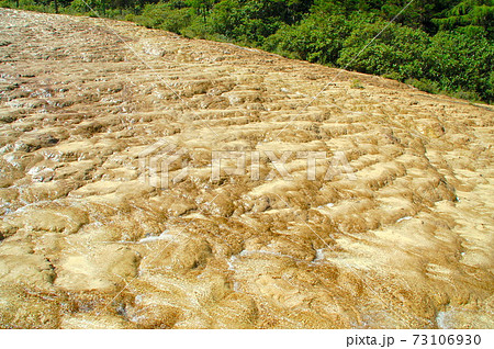 中国 四川省 黄龍風景区の金沙舗地 中国 四川省 黄龍風景区の金沙舗地 73106930