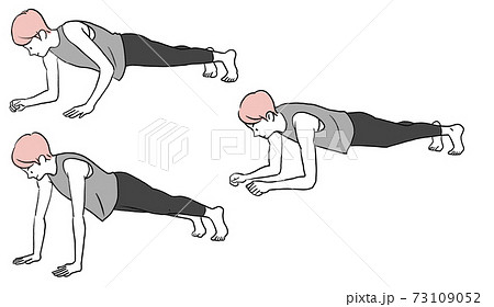 一本橋のプランクポーズ 73109052