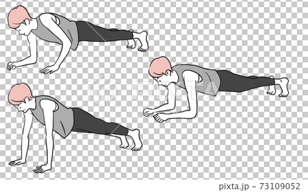 一本橋のプランクポーズ 73109052